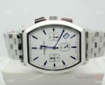 Best Copy Vacheron Constantin Geneve Chronograph watch Stainless steel Blue Stick